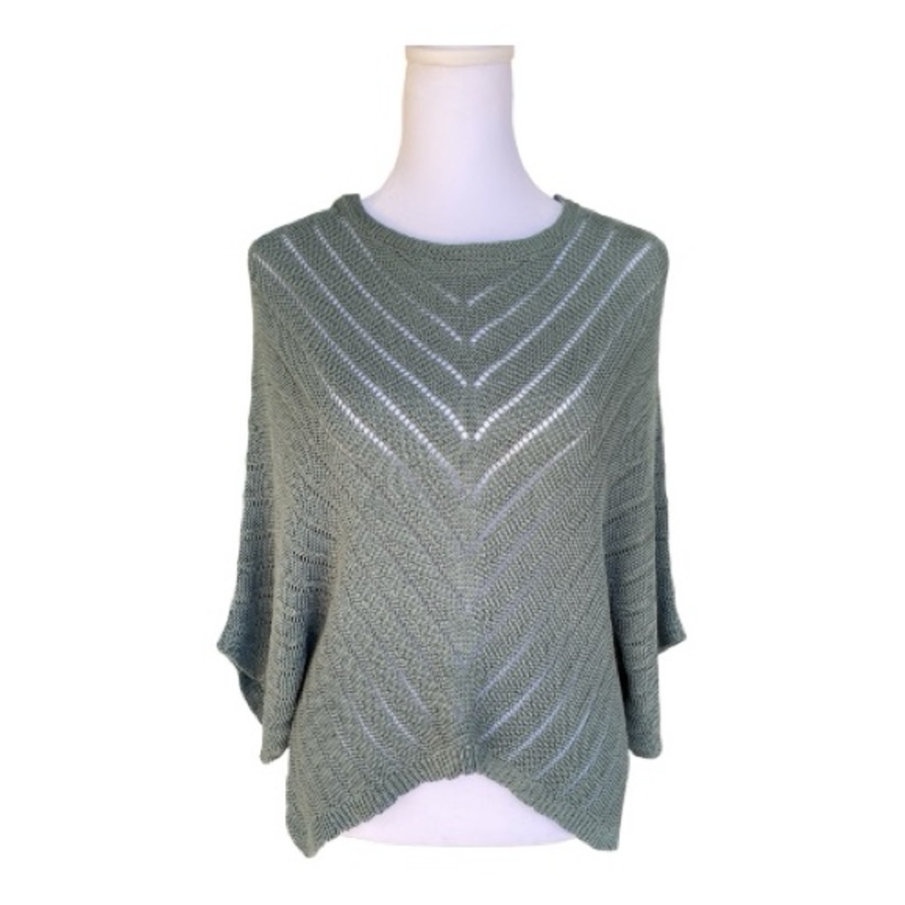 Bishop + Young Green Fall Bell Sleeve Sweater
